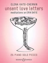 Unsent Love Letters piano sheet music cover